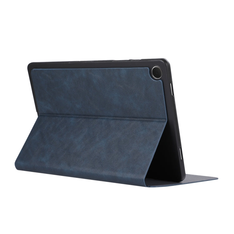 For Samsung Galaxy Tab A9+ TPU Flip Tablet Protective Leather Case(Dark Blue) by bashfashion