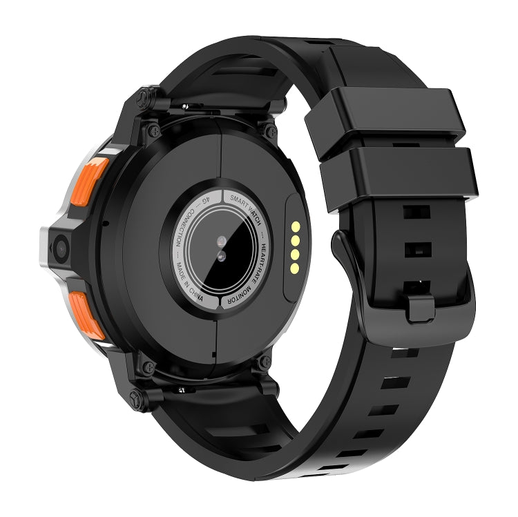 ZGP PG999 1.54 inch HD Round Screen 4G Smart Watch Android 8.1, Specification:2GB+16GB(Silver) by bashfashion