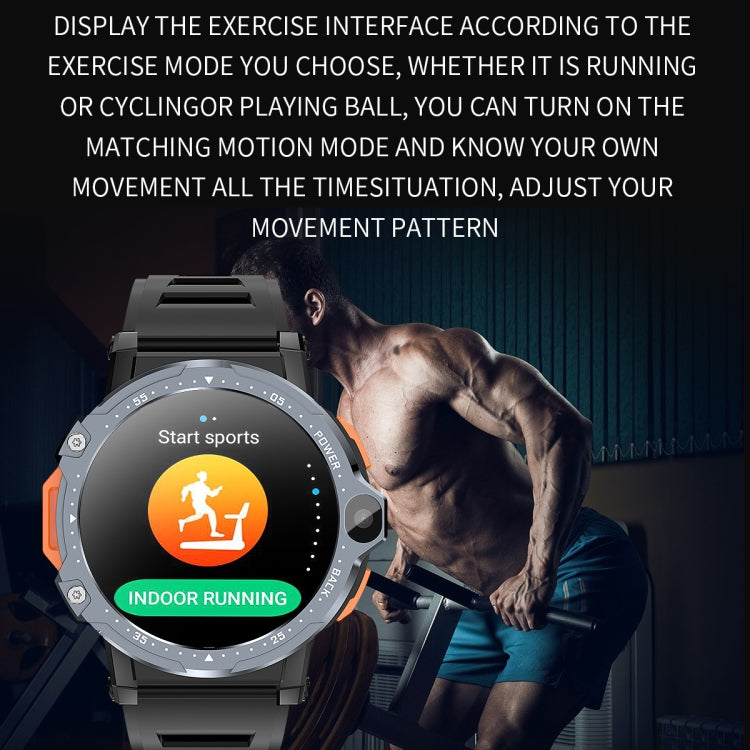 ZGP PG999 1.54 inch HD Round Screen 4G Smart Watch Android 8.1, Specification:4GB+64GB(Silver) by bashfashion