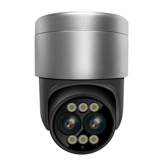 ESCAM G03 2x4MP Dual Lens Zoom 8X Dual Light Source WiFi Camera Support Two-way Voice & Motion Detection(UK Plug) by ESCAM