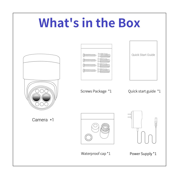 ESCAM G03 2x4MP Dual Lens Zoom 8X Dual Light Source WiFi Camera Support Two-way Voice & Motion Detection(EU Plug) by ESCAM