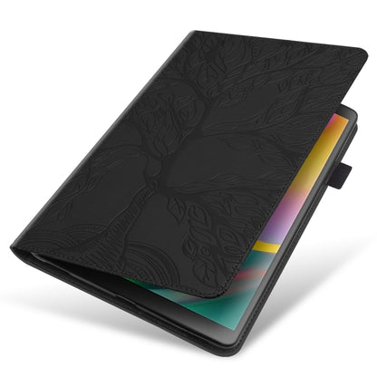 For Samsung Galaxy Tab S8 / S7 Life Tree Series Horizontal Flip Leather Tablet Case(Black) by bashfashion