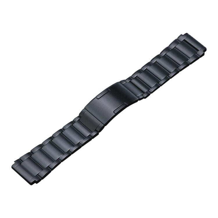 For Huawei Watch 4 Pro/GT3/GT2 Porsche Ver 22mm Three Strains HW Buckle Titanium Steel Watch Band(Black) by bashfashion
