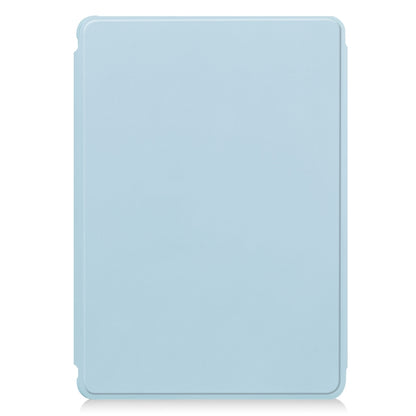 For Samsung Galaxy Tab S9 FE+ / S10+ 360 Rotation Transparent Smart Leather Case(Sky Blue) by bashfashion