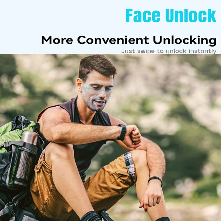 Model X 1.99 inch IP68 Waterproof Android 9.0 4G Dual Cameras Matte Smart Watch, Specification:4GB+128GB(Black) by bashfashion