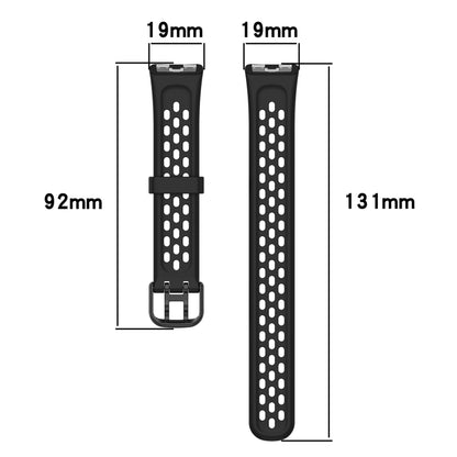 For Huawei Band 10 / 9 / 8 Solid Color Breathable Silicone Watch Band(White) by bashfashion