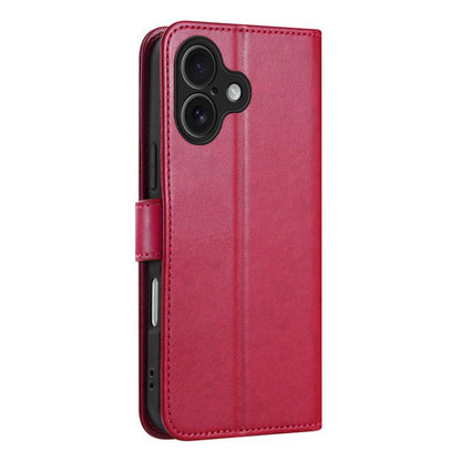 For iPhone 17 AZNS Sheepskin Texture Flip Leather Phone Case(Red) by AZNS
