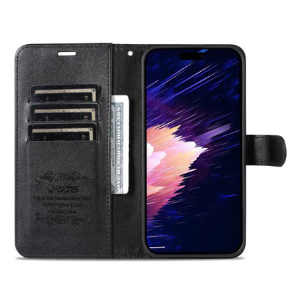 For iPhone Air AZNS Sheepskin Texture Flip Leather Phone Case(Black) by AZNS
