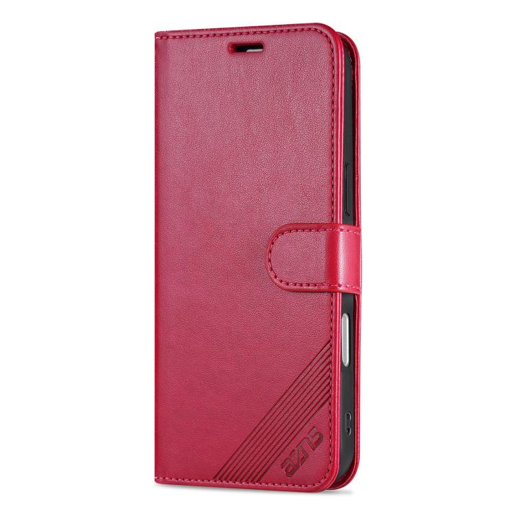For iPhone Air AZNS Sheepskin Texture Flip Leather Phone Case(Red) by AZNS