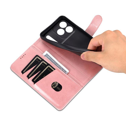 For iPhone 17 Pro Max AZNS Skin Feel Calf Texture Flip Leather Phone Case(Rose Gold) by AZNS