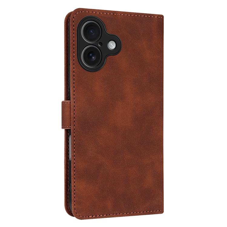For iPhone 17 AZNS Skin Feel Calf Texture Flip Leather Phone Case(Brown) by AZNS