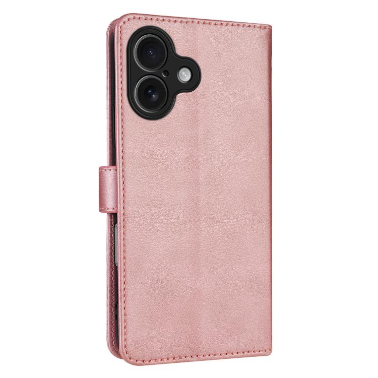 For iPhone 17 AZNS Skin Feel Calf Texture Flip Leather Phone Case(Rose Gold) by AZNS