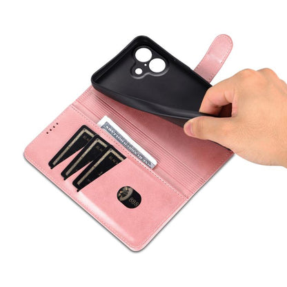 For iPhone 17 AZNS Skin Feel Calf Texture Flip Leather Phone Case(Rose Gold) by AZNS