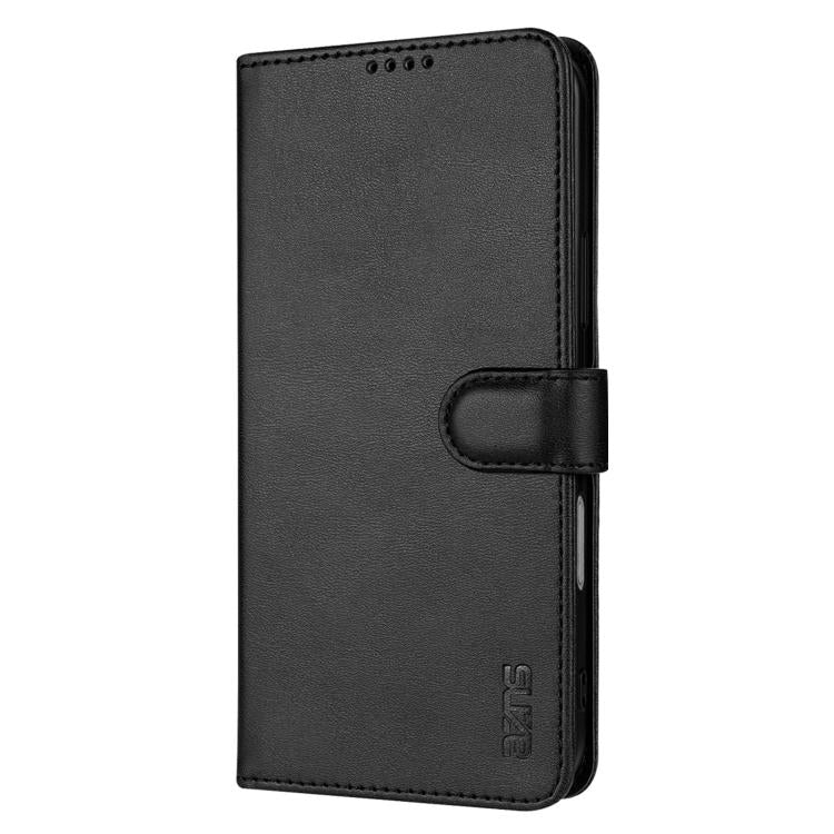 For iPhone 17 AZNS Skin Feel Calf Texture Flip Leather Phone Case(Black) by AZNS