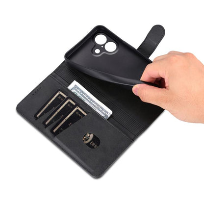 For iPhone 17 AZNS Skin Feel Calf Texture Flip Leather Phone Case(Black) by AZNS