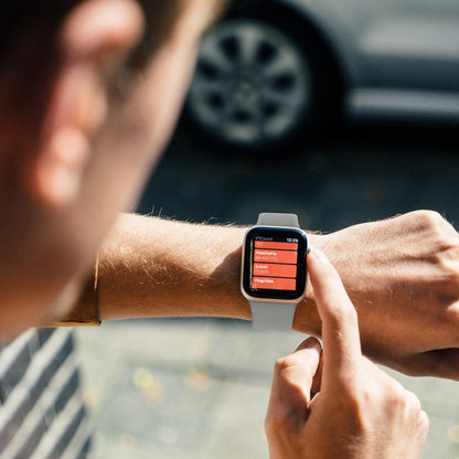 For Apple Watch Series 9&8&7 41mm / SE 3&SE 2&6&SE&5&4 40mm / 3&2&1 38mm Solid Color Elastic Silicone Watch Band, Size:L 156mm(Grey) by bashfashion