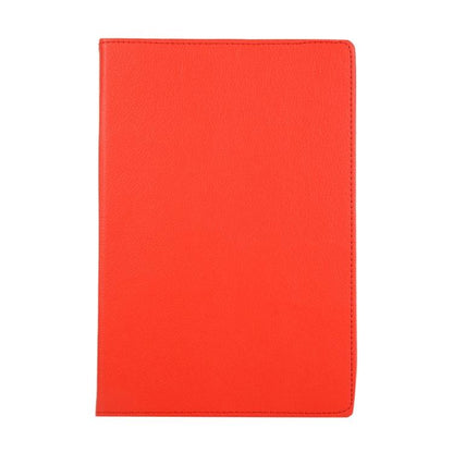 For Samsung Galaxy Tab S10 FE+ Litchi Texture 360 Degrees Rotation Holder Leather Tablet Case(Red) by bashfashion