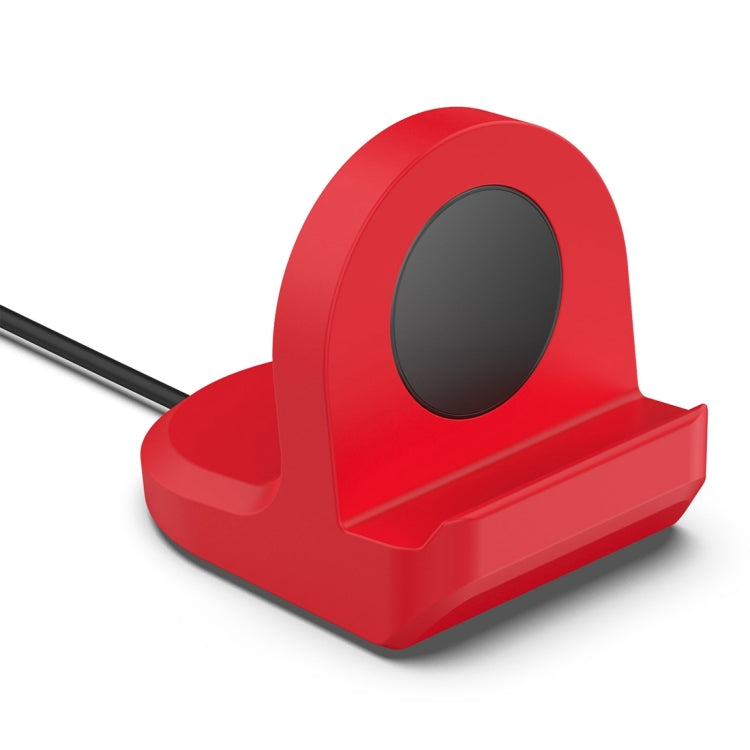 For Samsung Galaxy Watch 6 / 6 Classic Smart Watch Silicone Charging Bracket(Red) by bashfashion