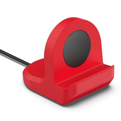 For Samsung Galaxy Watch 6 / 6 Classic Smart Watch Silicone Charging Bracket(Red) by bashfashion