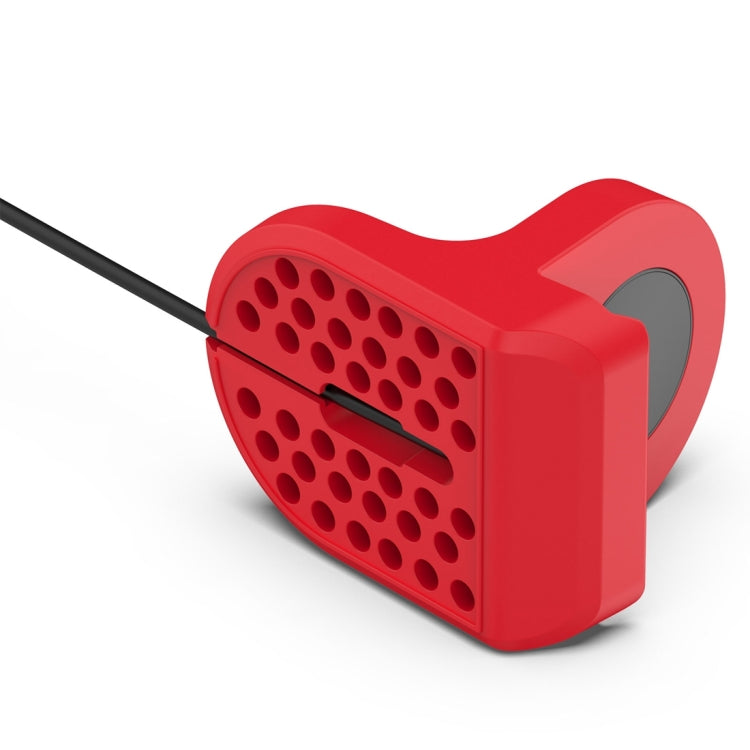 For Samsung Galaxy Watch 6 / 6 Classic Smart Watch Silicone Charging Bracket(Red) by bashfashion