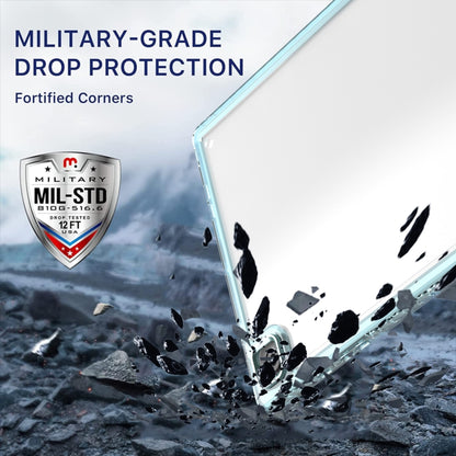 For Samsung Galaxy Tab A8 Clear Acrylic Shockproof Tablet Case(Baby Blue) by bashfashion