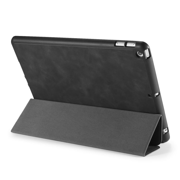 For iPad 10.2 2021 / 2020 / 2019 DG.MING See Series Horizontal Flip Leather Case with Holder & Pen Holder(Black) by DG.MING