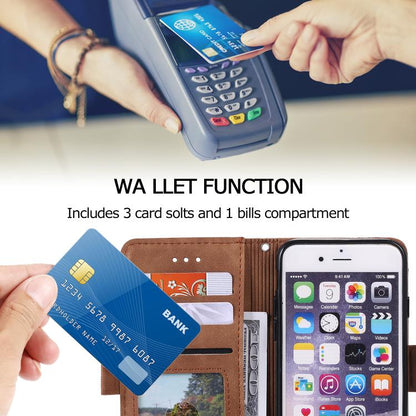 For iPhone 16e Retro Splicing Horizontal Flip Leather Phone Case(Green) by bashfashion