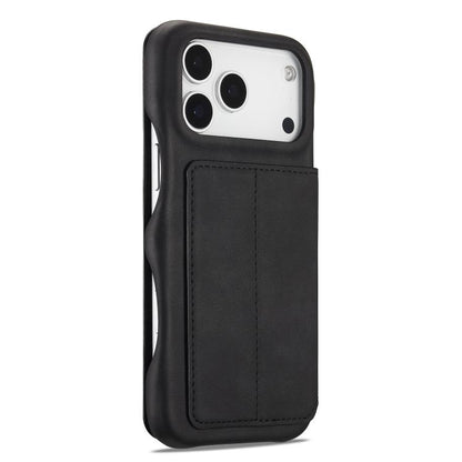 For iPhone 17 Pro LC.IMEEKE Hon Ancient Series Flip Leather Phone Case(Black) by LC.IMEEKE