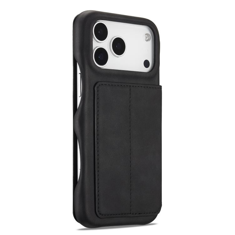 For iPhone 17 Pro Max LC.IMEEKE Hon Ancient Series Flip Leather Phone Case(Black) by LC.IMEEKE