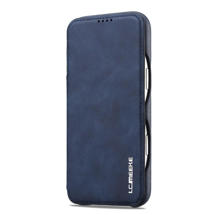 For iPhone 17 Pro Max LC.IMEEKE Hon Ancient Series Flip Leather Phone Case(Blue) by LC.IMEEKE