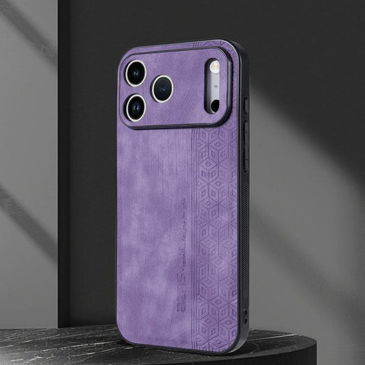 For iPhone 17 Pro Max AZNS 3D Embossed Skin Feel Phone Case(Purple) by AZNS
