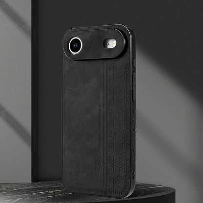 For iPhone Air AZNS 3D Embossed Skin Feel Phone Case(Black) by AZNS