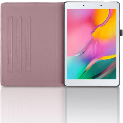 For Samsung Galaxy Tab A 8.0 2019 / T290 Tree Life Embossed Rotation Leather Tablet Case(Rose Gold) by bashfashion