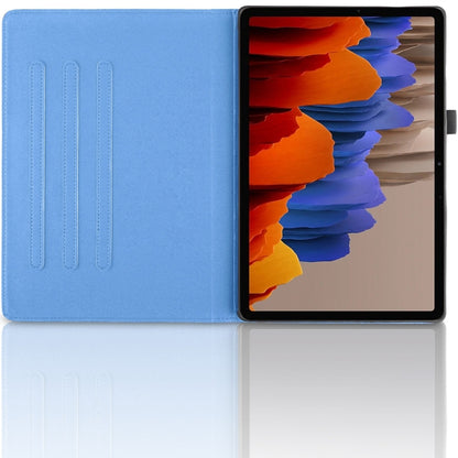 For Samsung Galaxy Tab S10+ / S9+ / S8+ Tree Life Embossed Rotation Leather Tablet Case(Blue) by bashfashion