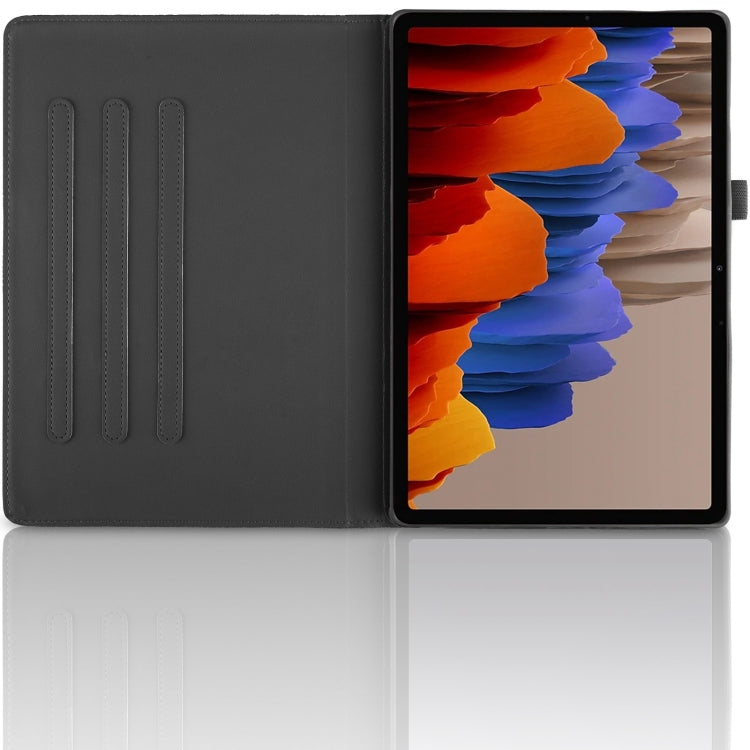 For Samsung Galaxy Tab S10+ / S9+ / S8+ Tree Life Embossed Rotation Leather Tablet Case(Black) by bashfashion