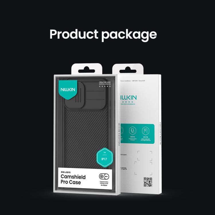 For iPhone 17 NILLKIN CamShield Pro PC Phone Case(Black) by NILLKIN