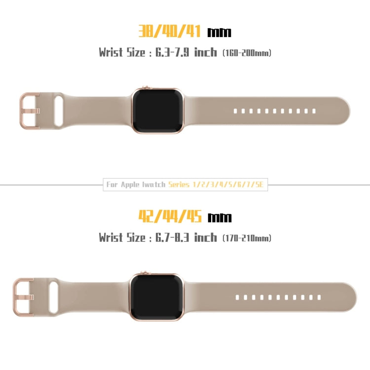 For Apple Watch Ultra 49mm Pin Buckle Silicone Watch Band(Milk Tea) by bashfashion