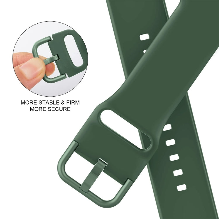 For Apple Watch Ultra 2 49mm Pin Buckle Silicone Watch Band(Clover) by bashfashion