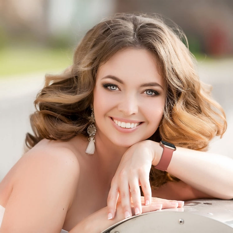 For Apple Watch Ultra 2 49mm Pin Buckle Silicone Watch Band(Coral) by bashfashion