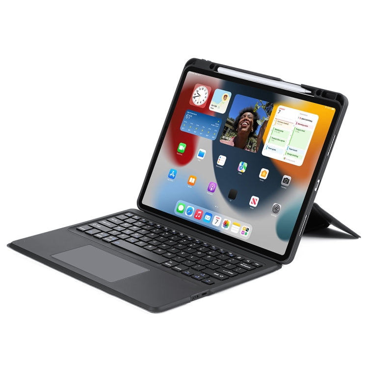 For iPad Pro 12.9 2022 / 2021 / 2020 / Air 13 2024 DUX DUCIS DK Series Magnetic Wireless Bluetooth Keyboard Tablet Case(Black) by DUX DUCIS