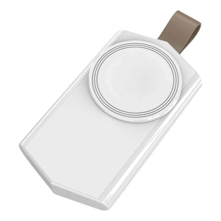 For Apple Watch Series USB Port Portable Magnetic Wireless Charger(White) by bashfashion