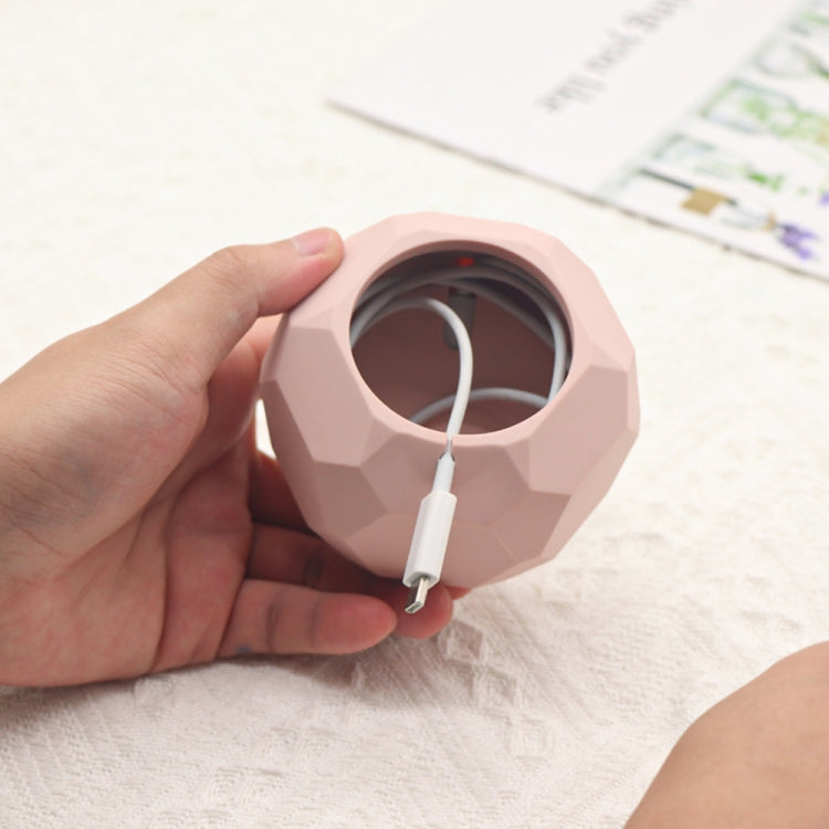 Diamond-shaped 2 in 1 Wireless Charging Silicone Base(Blue) by bashfashion