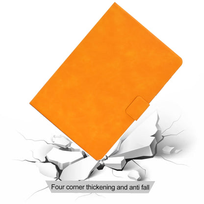 For iPad Pro 11 2025 / 2024 Cowhide Texture Leather Smart Tablet Case(Khaki) by bashfashion