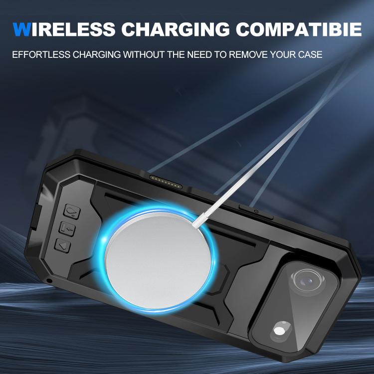 For iPhone Air R-JUST Sliding Camera IP54 Life Waterproof Holder Phone Case(Black) by R-JUST