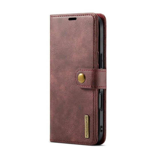 For iPhone Air DG.MING Crazy Horse Texture Detachable Magnetic Leather Phone Case(Red) by DG.MING