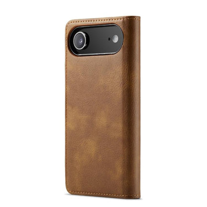 For iPhone Air DG.MING Crazy Horse Texture Detachable Magnetic Leather Phone Case(Brown) by DG.MING