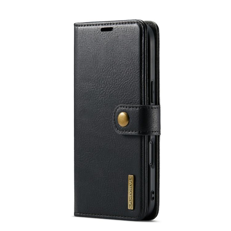 For iPhone Air DG.MING Crazy Horse Texture Detachable Magnetic Leather Phone Case(Black) by DG.MING