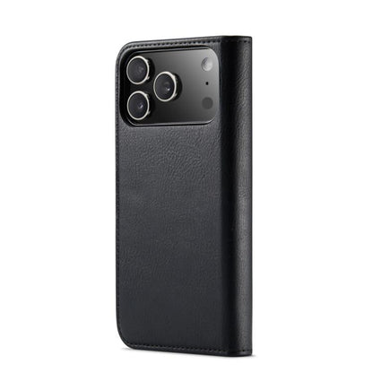 For iPhone 17 Pro DG.MING Crazy Horse Texture Detachable Magnetic Leather Phone Case(Black) by DG.MING