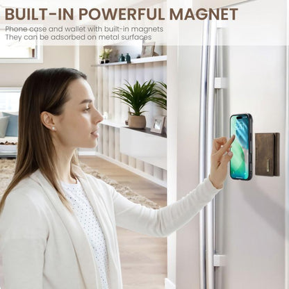 For iPhone Air DG.MING M2 Series 3-Fold Card Bag Wallet Leather Phone Case(Coffee) by DG.MING