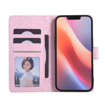 For iPhone 16e Bronzing Painting RFID Leather Case(Rose Flower) by bashfashion